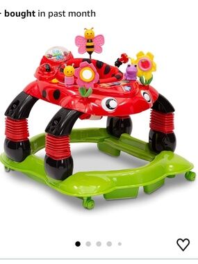 Delta Children Lil' Play Station 4-in-1 Activity Walker - Sadie the Ladybug